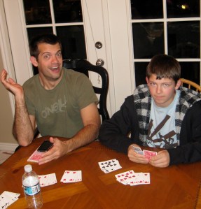 Nate's pretty confident about this hand