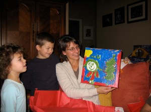 Jack's tribute to Emily - water color on canvas