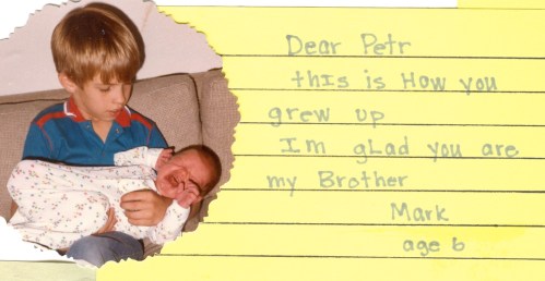 I'm glad you are my Brother