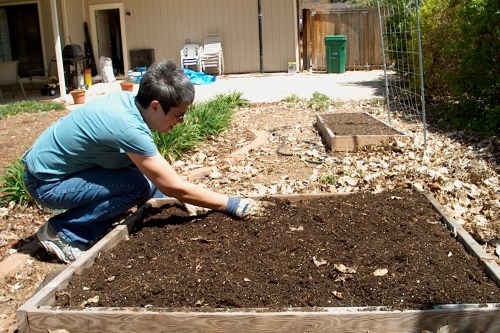 Just a little bit of work brought the soil to life!