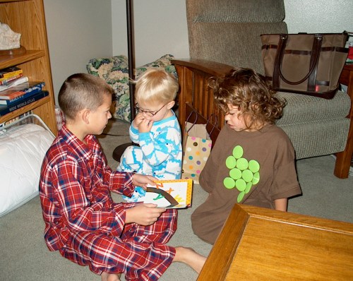 IM000100 bedtime story - Jack, Charlie, Katie