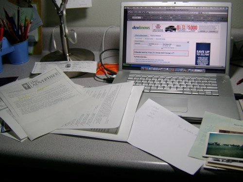 DSC02396 This desk was clean a couple of days ago