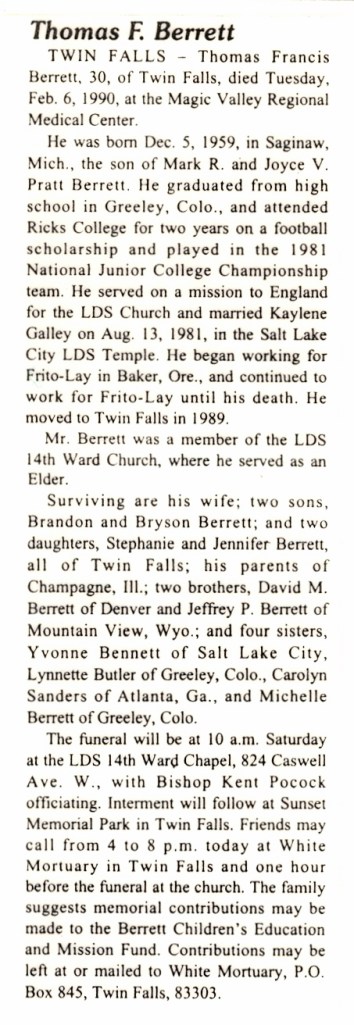 His life in a nutshell